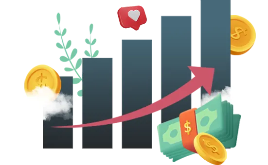 Sales Increase Illustration